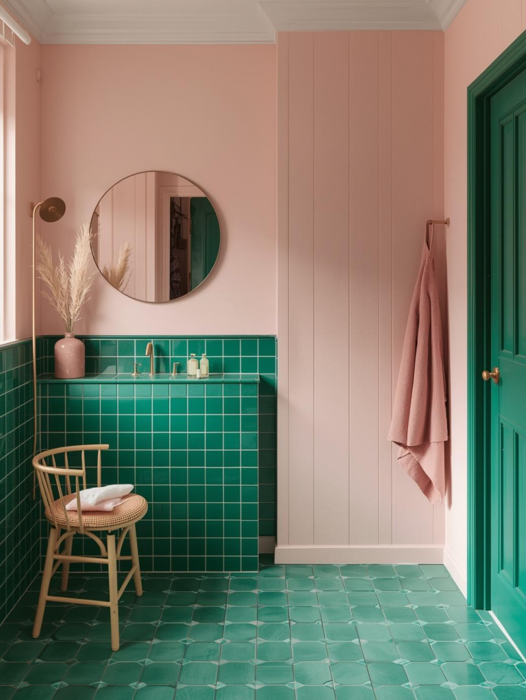 20 Pink and Green Bathroom Ideas That Look Expensive & Instantly Refresh Your Space