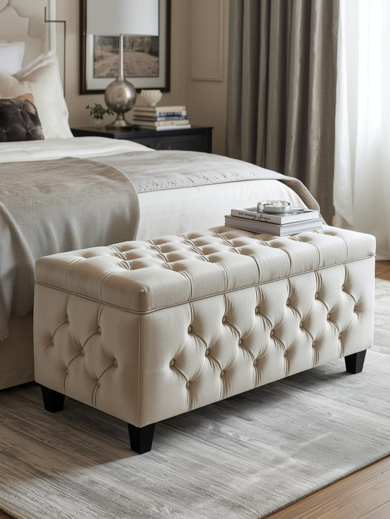 10 Space-Saving Bedroom Bench Ideas You’ll Love
