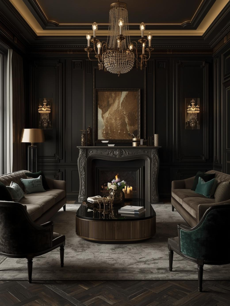 16 Dark Living Room Ideas That Feel Cozy, Stylish, and Modern