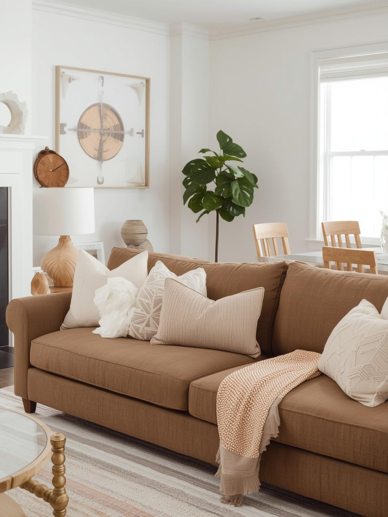 11 Brown Couch Living Room Ideas That Feel Warm, Stylish & Timeless