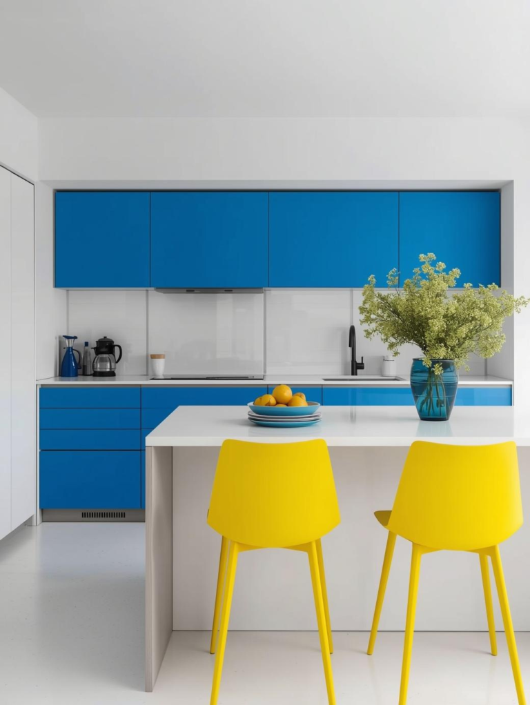 Can Blue and Yellow Make Your Kitchen Look Bigger? 12 Ideas to Copy