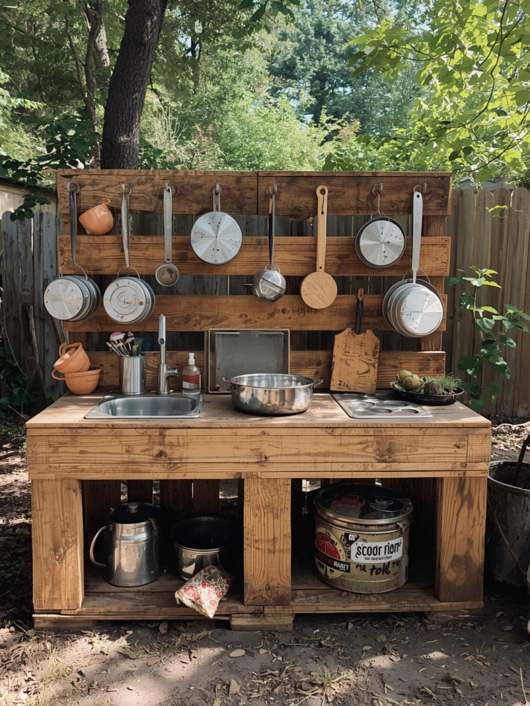 🏡 11 Budget-Friendly Mud Kitchen Ideas for Your Backyard