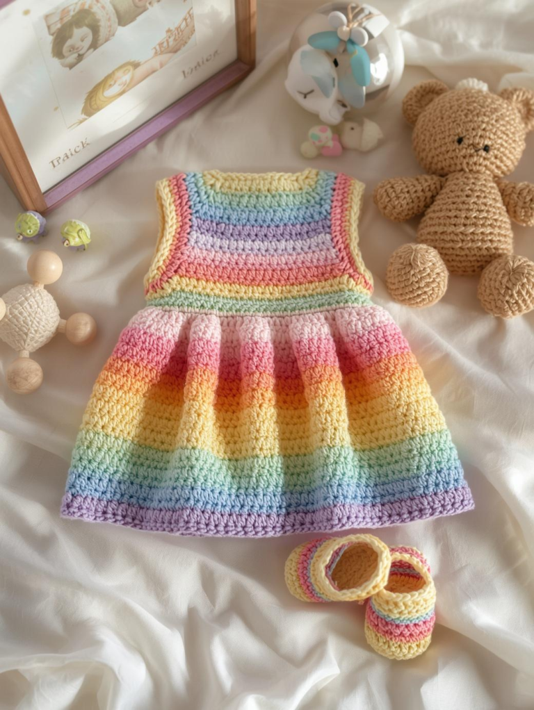 19 Easy Baby Girl Crochet Dress Patterns